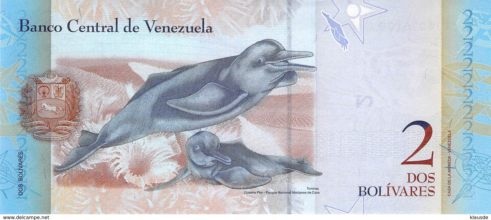 2 Bolivares Venezuela  2013 UNC - Venezuela