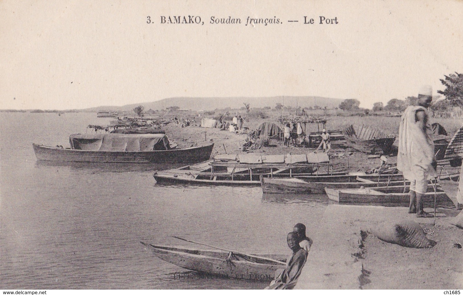 SOUDAN FRANCAIS : MALI : BAMAKO  Le Port - Mali