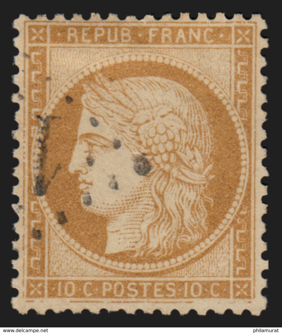 N°36, Cérès Siège De Paris 1870, 10c Bistre, Oblitéré - TB - COTE 110 € - 1870 Assedio Di Parigi