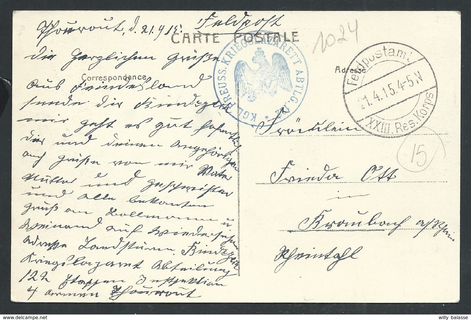 +++ CPA - TORHOUT - THOUROUT - La Justice De Paix - Carte Animée - Cachet Militaire Feldpost   // - Torhout