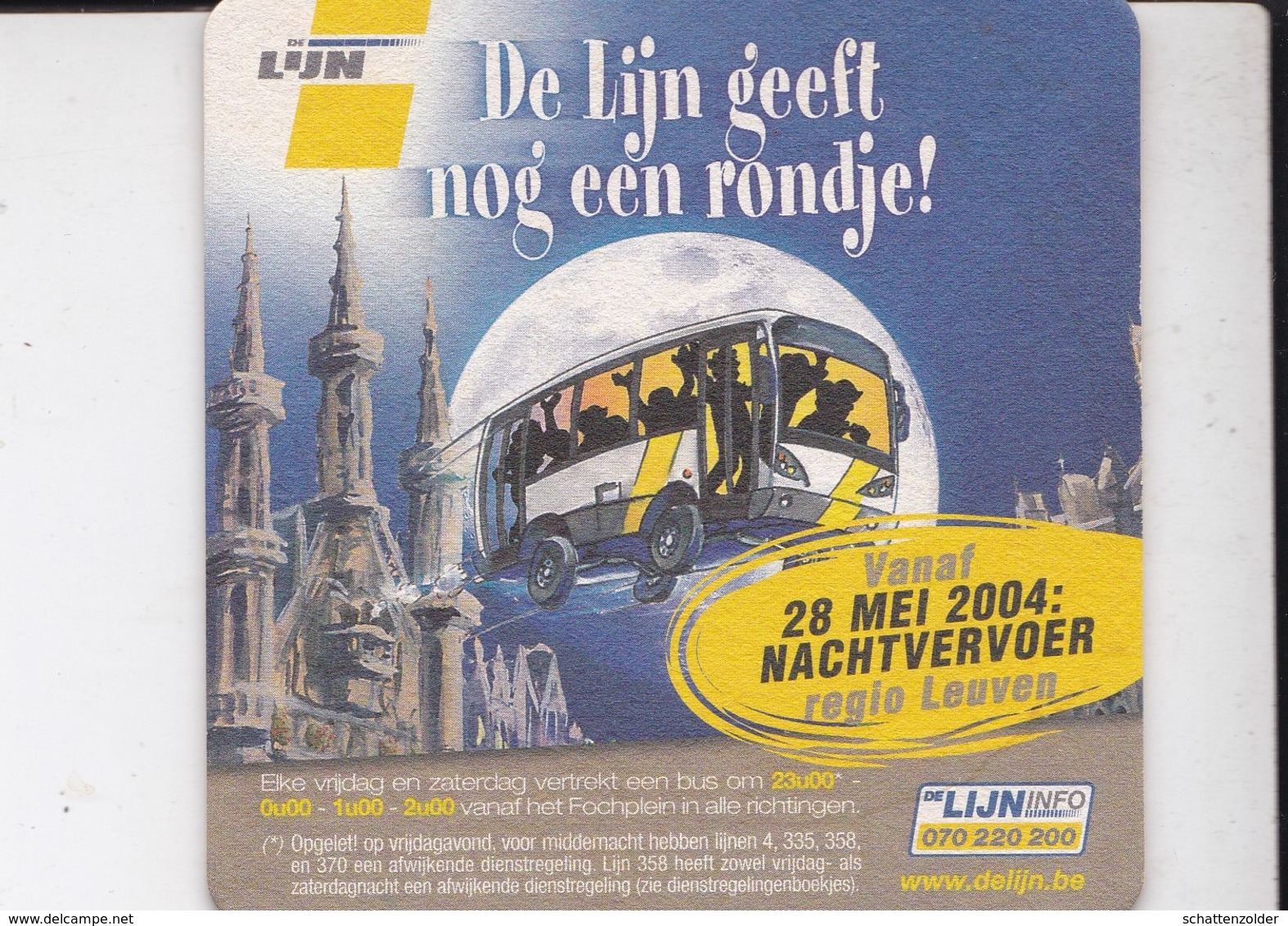 De Lijn, Nachtvervoer Leuven - Sous-bocks