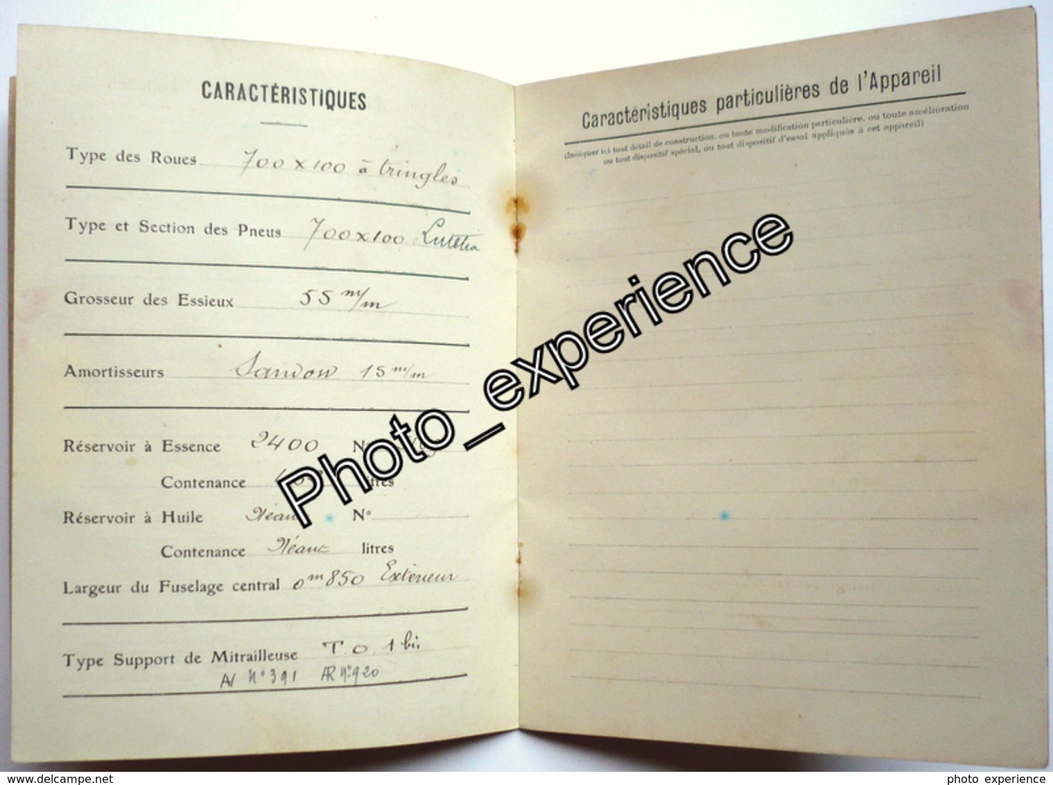 Livret Document Guerre 14-18 Aviation Airplane Military WW1 VILLACOUBLAY Yvelines 78 - Documenten