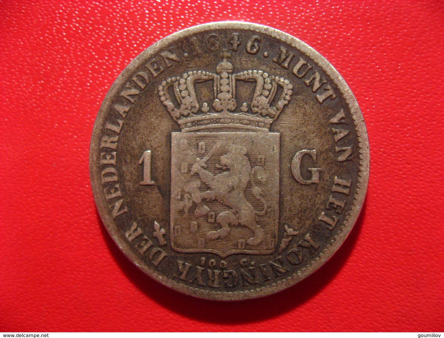 Pays-Bas - Gulden 1846 Willem II - Différent Fleur De Lys 2295 - 1840-1849 : Willem II