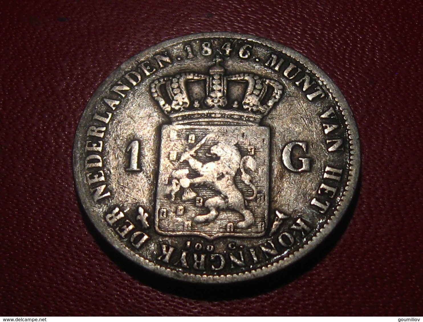 Pays-Bas - Gulden 1846 Willem II - Différent Fleur De Lys 2295 - 1840-1849 : Willem II