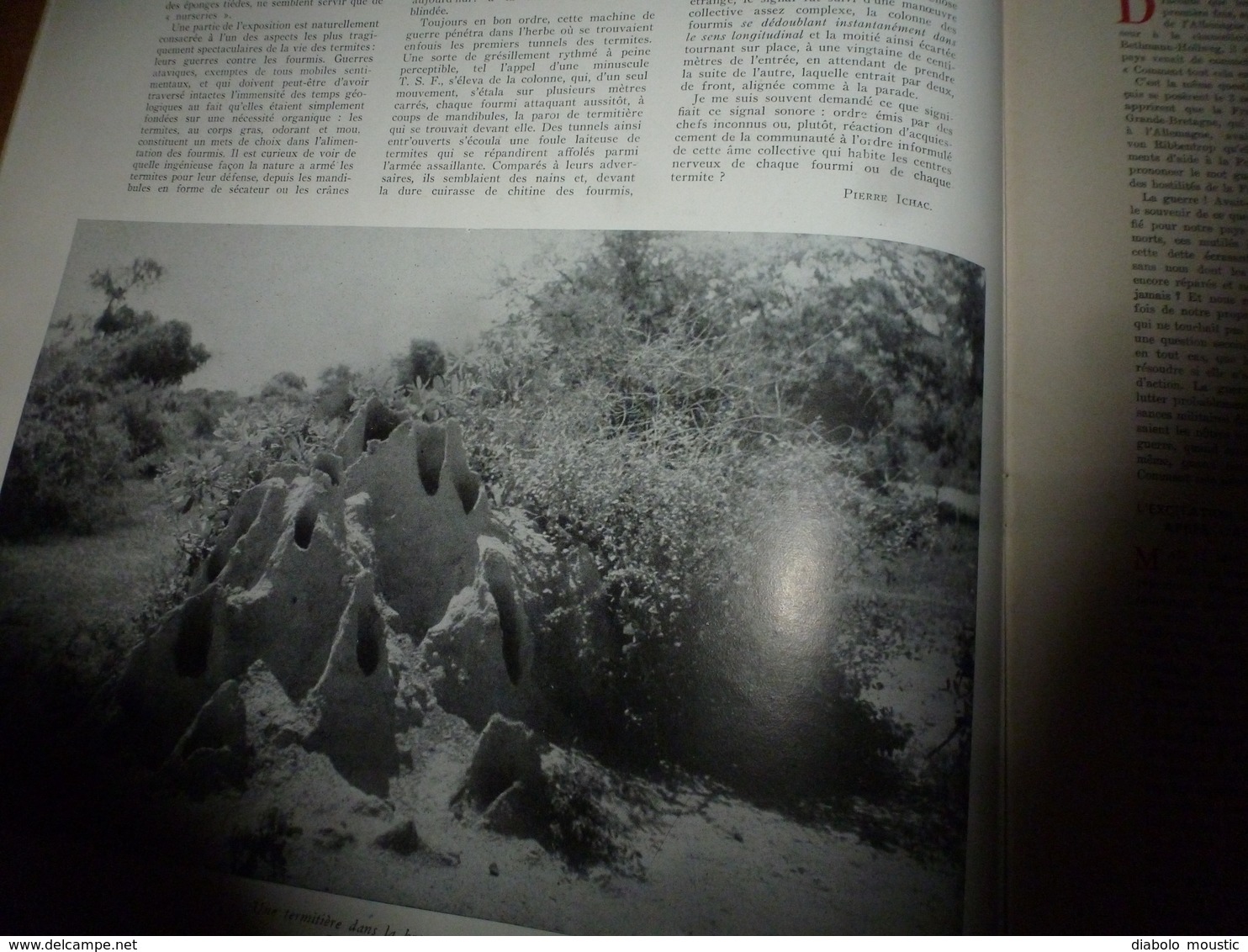 1940 L'ILLUSTRATION :Pandit Nehru et mahatma Gandhi; Exode des "Petits Chanteurs à la Croix de Bois "; Expo-termites;etc