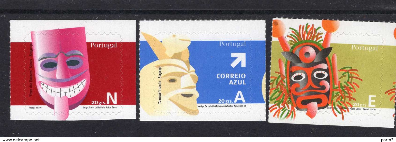 3033 - 3035 Masken ** Postfrisch, MNH, Neuf - Nuevos