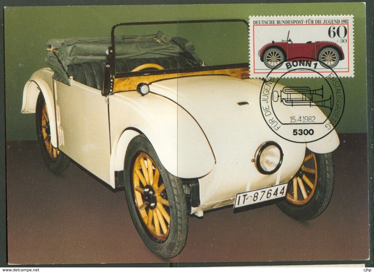 19/6 Allemagne Carte Max Car Voiture Automobile - Coches