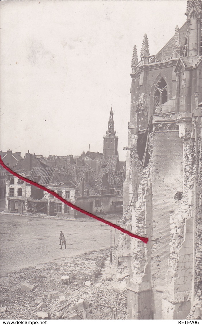 (59) - Armentières Am Marktplatz Carte Photo Allemande - Armentieres