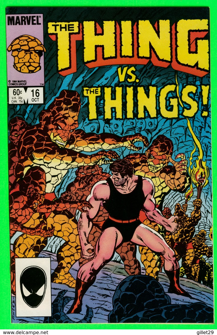 BD ENGLISH - MARVEL, THE THING Vs THE THINGS - No 16, OCTOBER 1964 - - Marvel