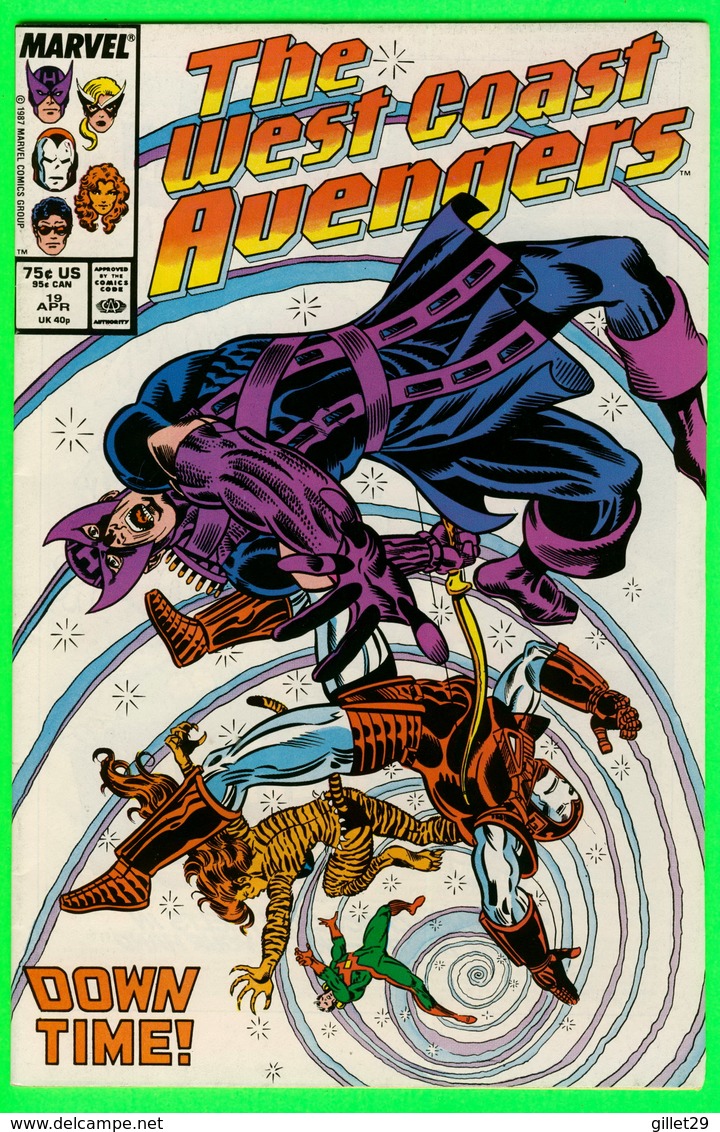 BD ENGLISH - MARVEL, THE WEST COAST AVENGERS - VOL. 2 No 19, APRIL 1987 - - Marvel