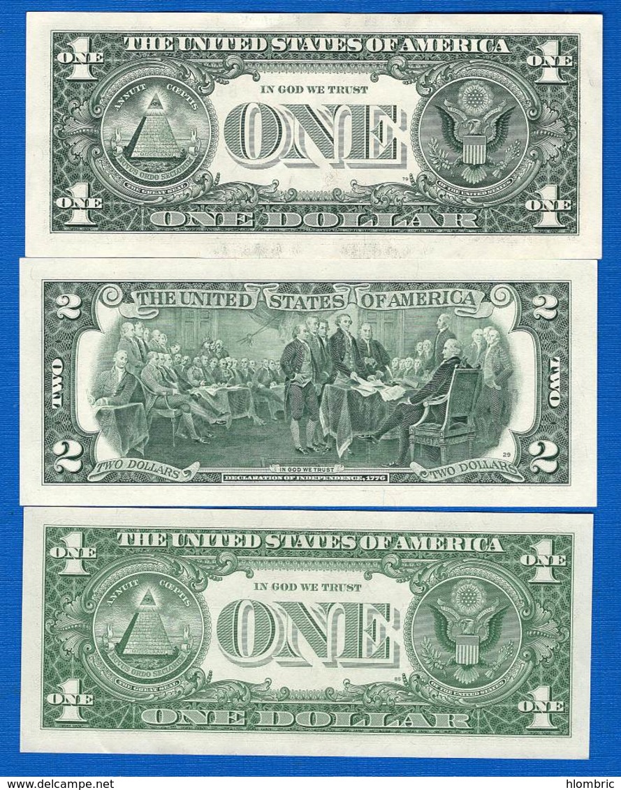 Usa  3  Billets - Non Classés