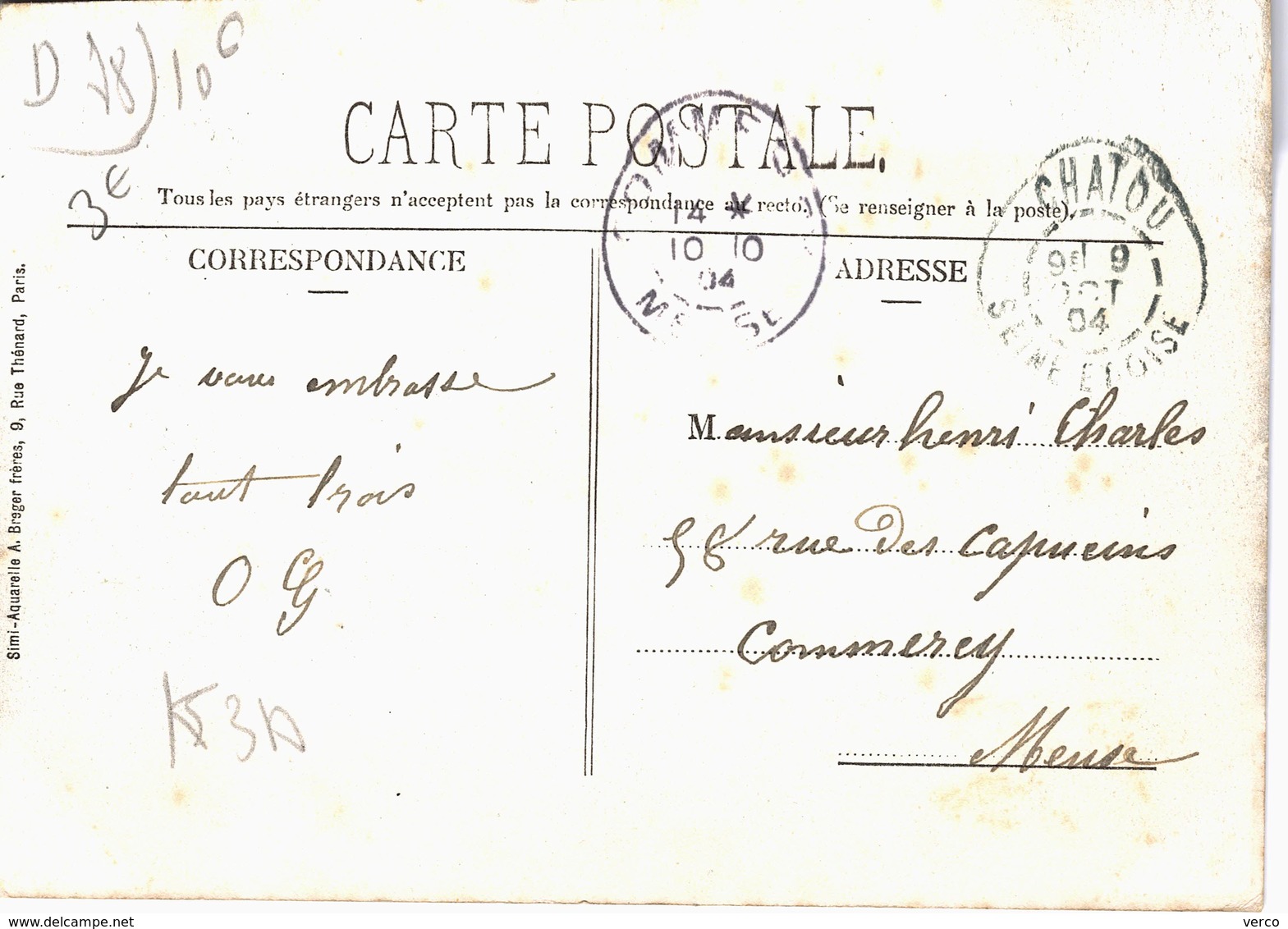 Carte  Postale Ancienne De CHATOU - Pont Du Chemin De Fer - Chatou