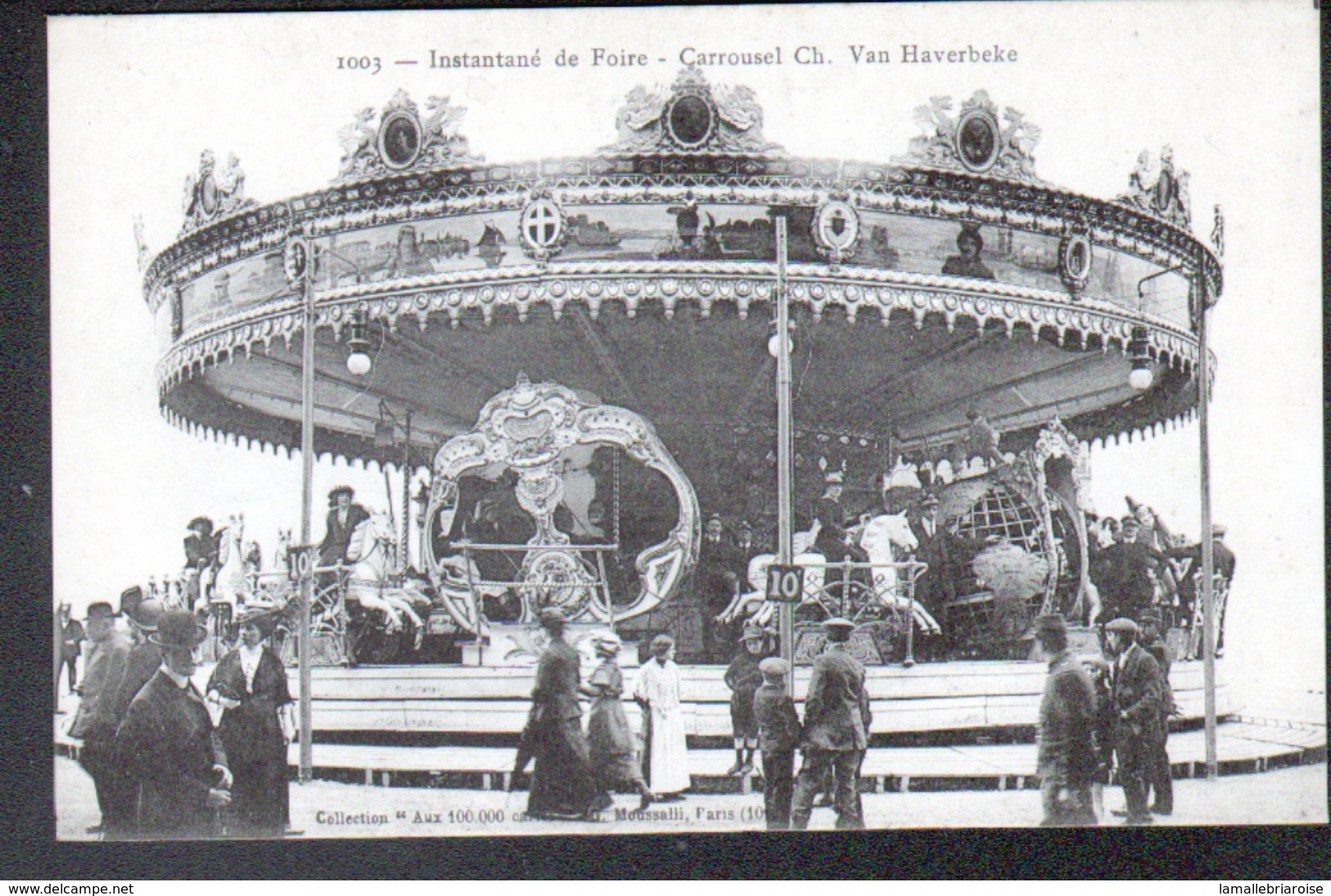 Theme Manege, Instantane De Foire, Carroussel Ch Van Haverbeke - Ferias