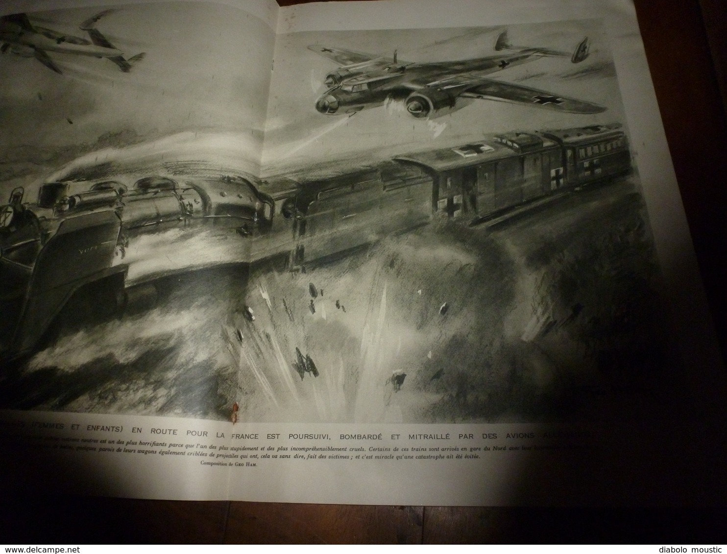 1940 L'ILLUSTRATION :Les Parachutistes Allemands;Trains Mitraillés Par Les Messerschmidt-110; Guerre En Belgique;etc - L'Illustration