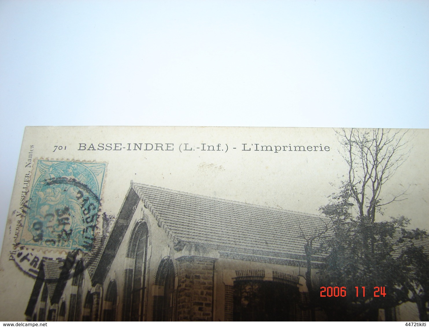 C.P.A.- Basse Indre (44) - L'Imprimerie - 1905 -SUP (BR 37) - Basse-Indre