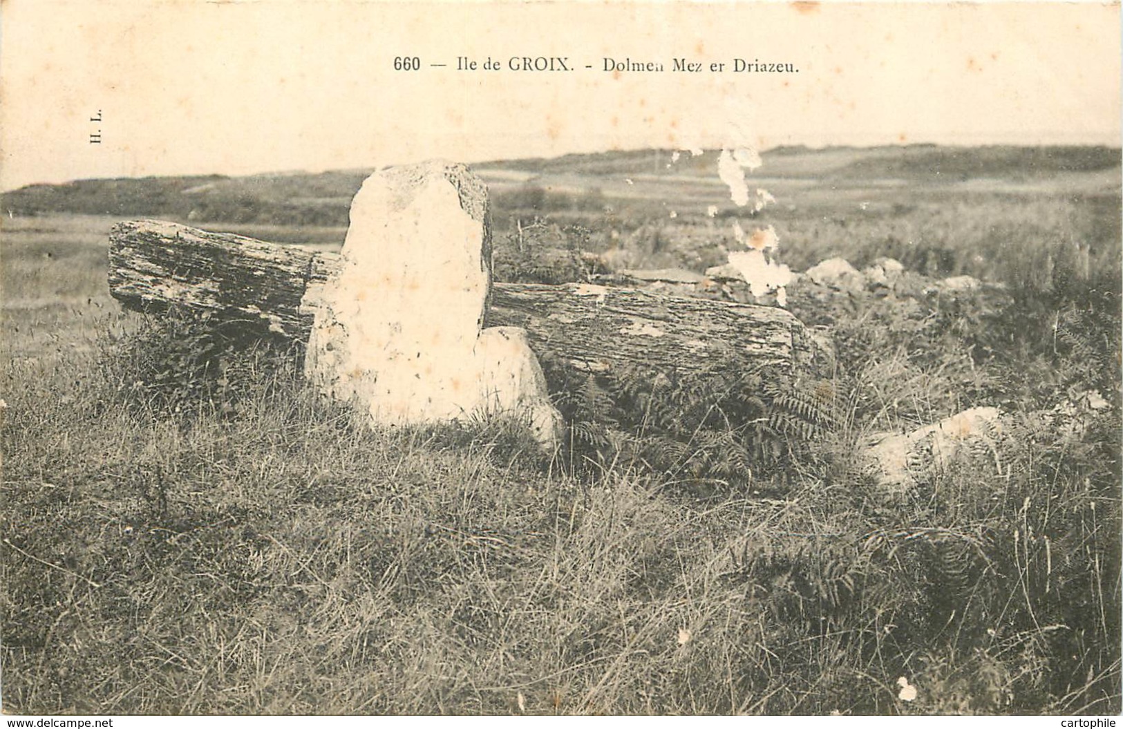 56 - ILE DE GROIX - Dolmen Mez Er Driazeu - Groix