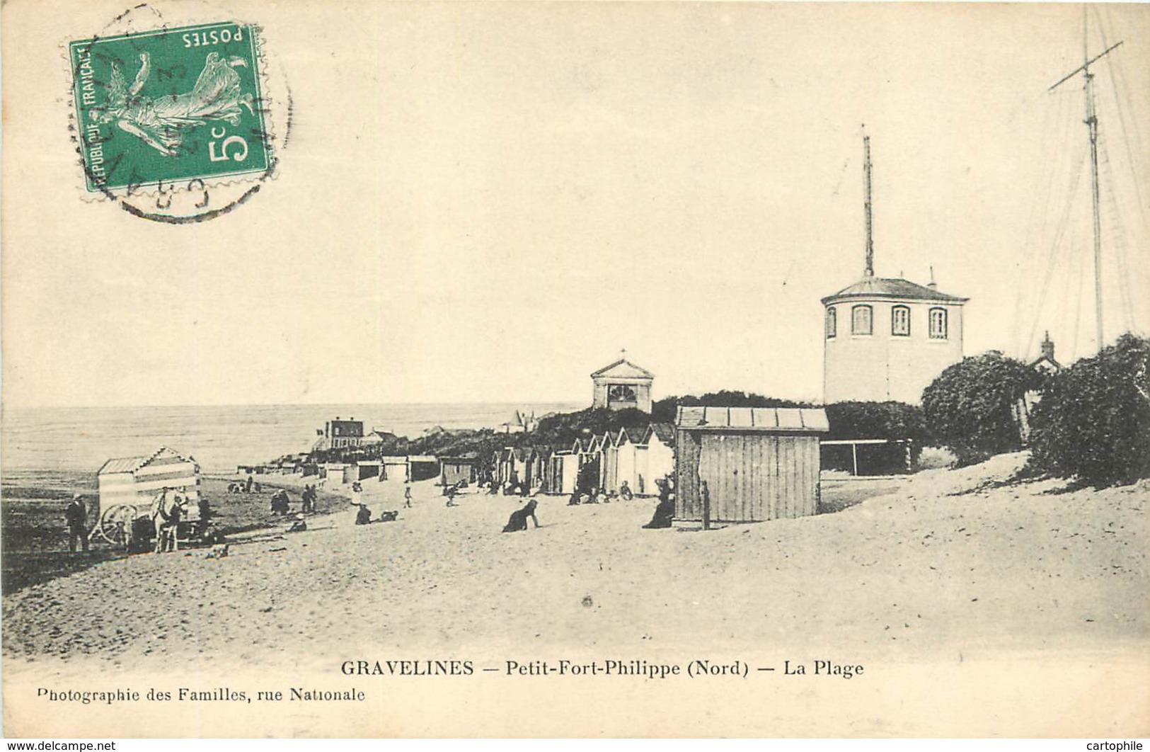 59 - GRAVELINES - Petit Fort Philippe - La Plage - Sémaphore - Gravelines