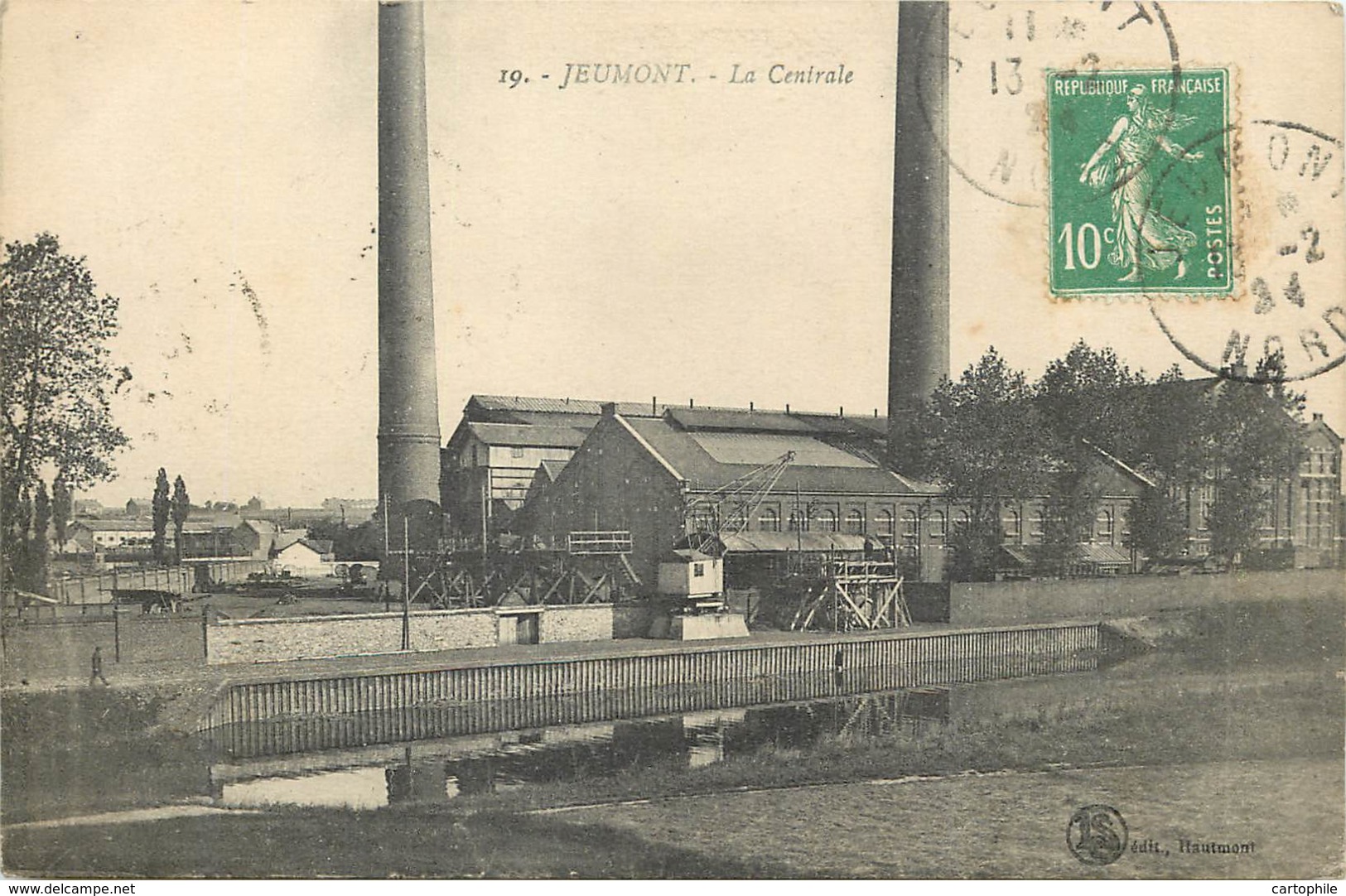 59 - JEUMONT - La Centrale En 1914 - Jeumont