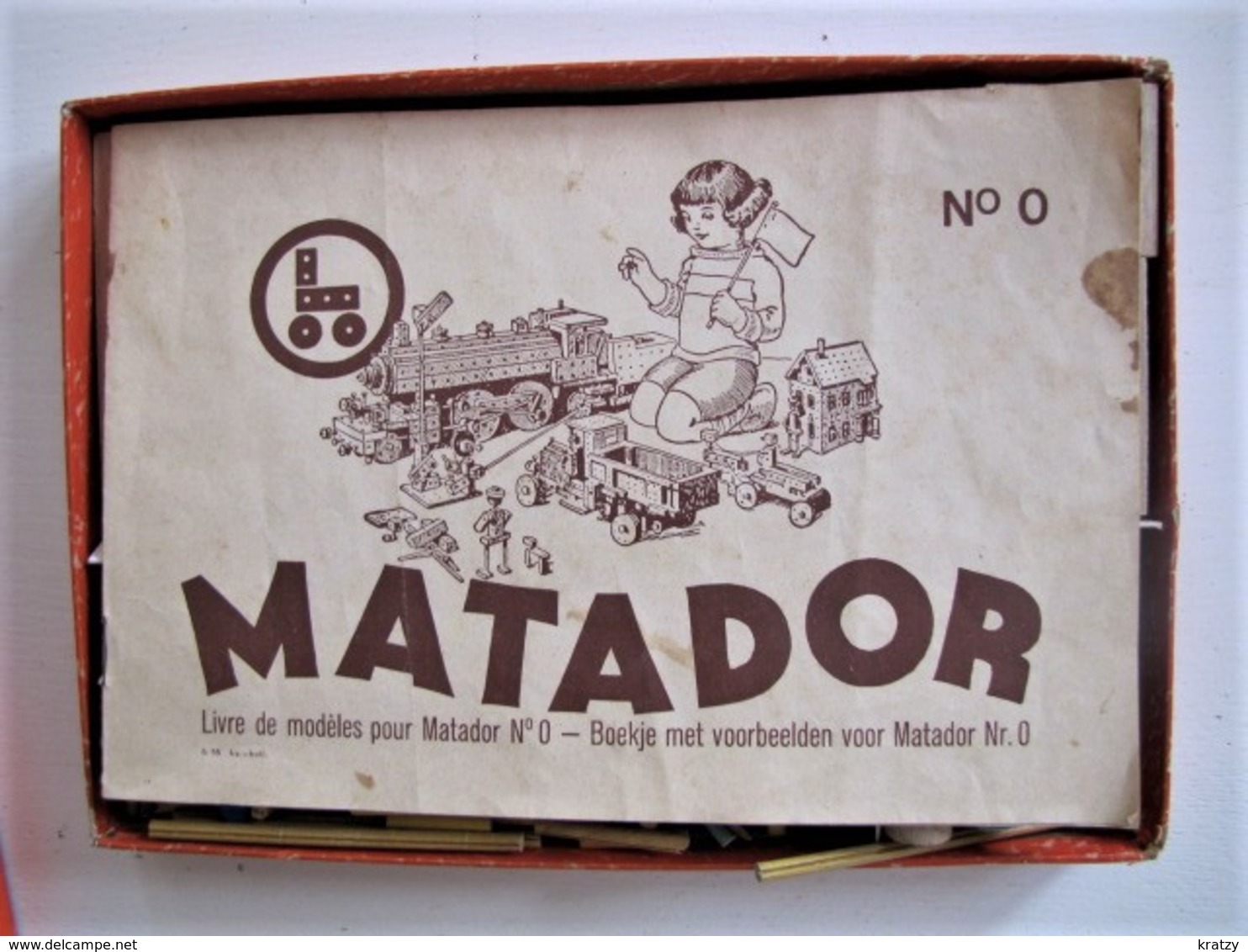 JEU DE CONSTRUCTION MATADOR - Boîte N° 0  Avec Plan - 27 X 19 X 3 Cm. - C7 - Other & Unclassified