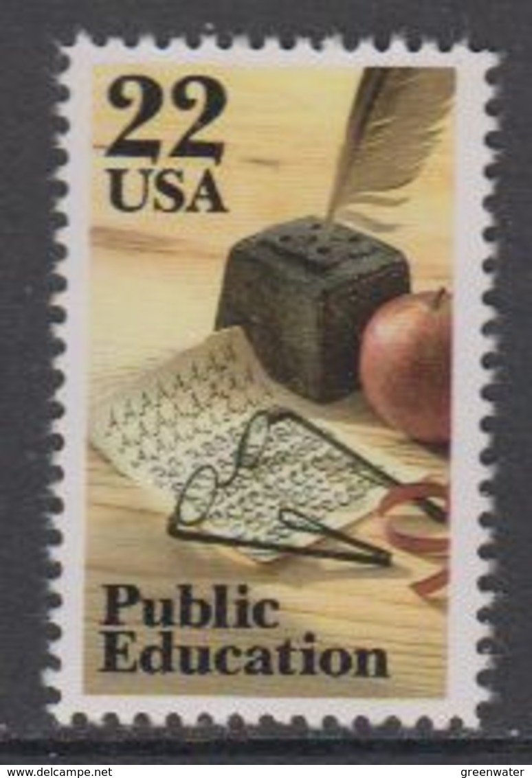 USA 1985 Public Education 1v ** Mnh (43118H) - Neufs