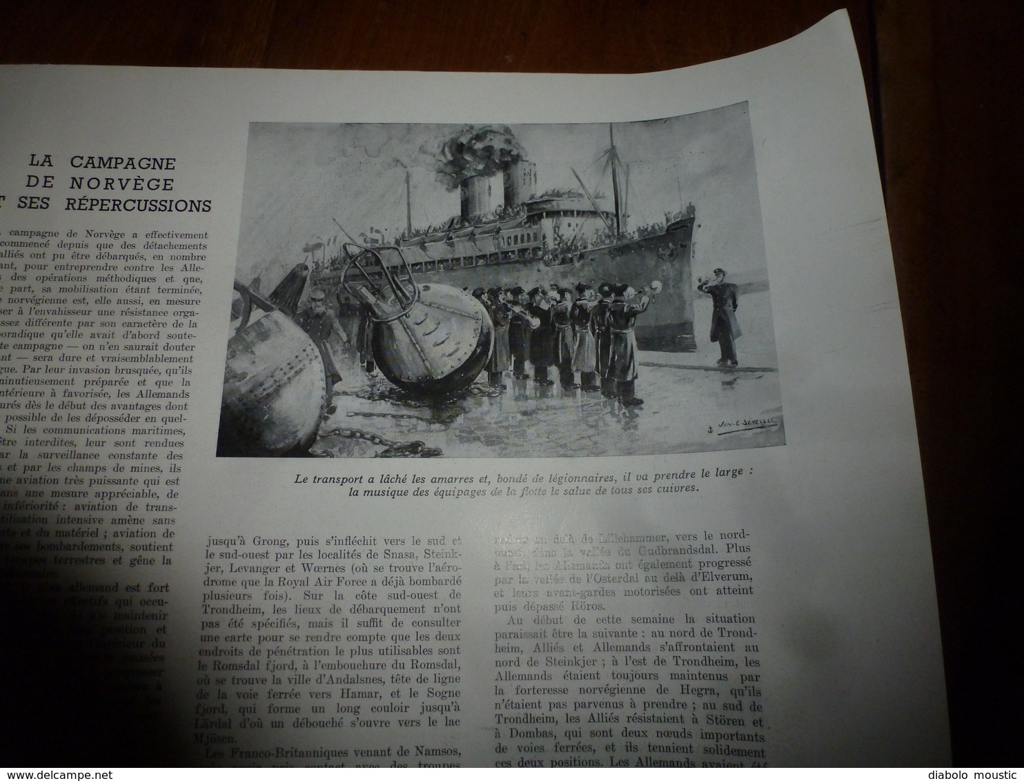 1940 L'ILLUSTRATION :Sauvetage Naufragés Allemands Par Des Anglais; Bergen Bombardé Par R.A.F.; Armée Yougoslave;etc - L'Illustration