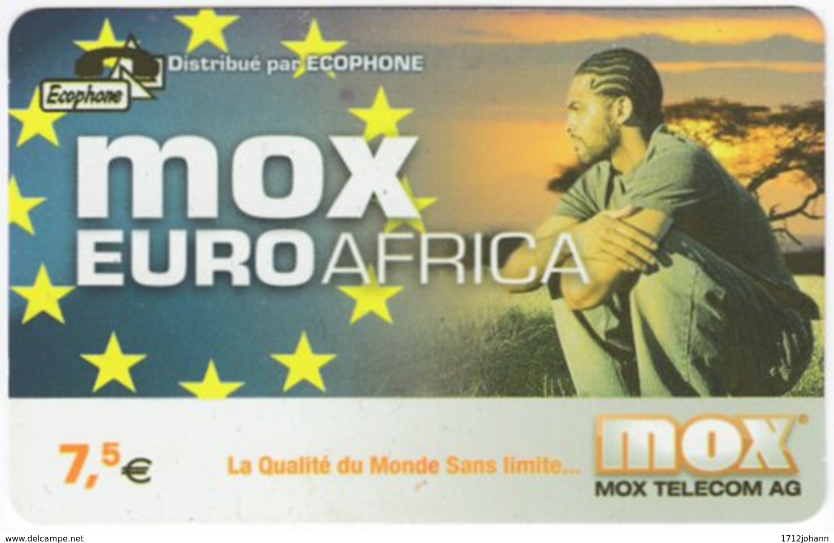 FRANCE C-572 Prepaid Mox - Sample - Mobicartes