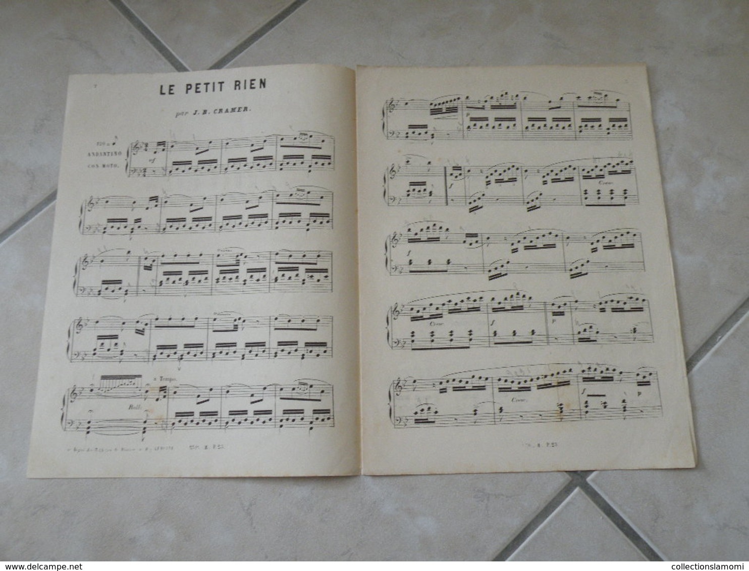 Le Petit Rien - Musique Classique Piano (J.B. Cramer) - Instruments à Clavier
