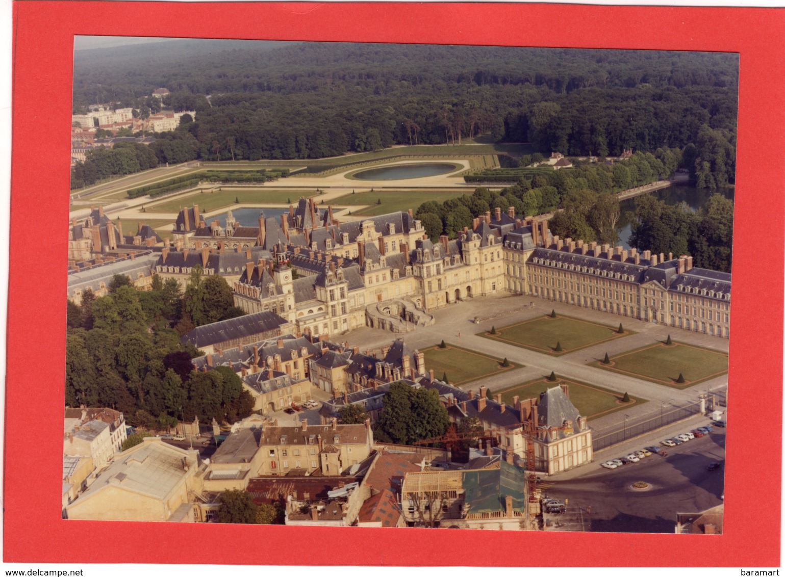 77 Château De Fontainebleau Vue Aérienne   Photo E.C.P. ARMEES - Lieux