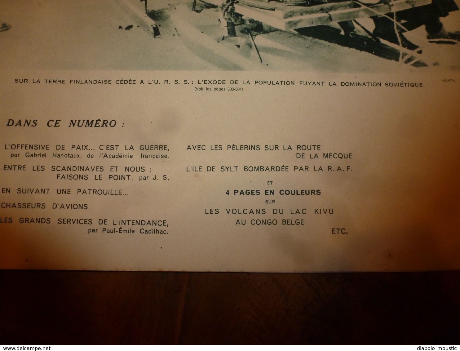 1940 L'ILLUSTRATION :Lac Kivu Au Congo Belge; Exode En Finlande;Sylt Bombardé Par R.A.F.; En Route Pour La Mecque;etc - L'Illustration