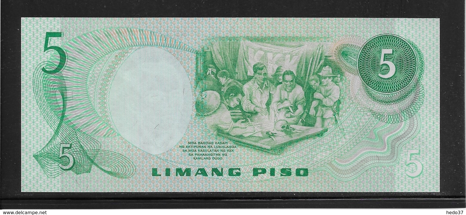 Philippines - 5 Piso - Pick N°160c - NEUF - Philippines