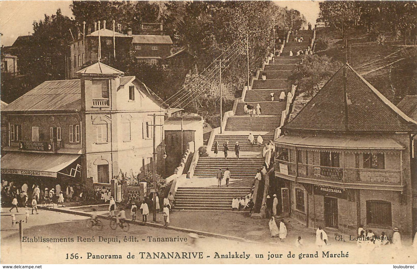 PANORAMA DE TANANARIVE ANALAKELY UN JOUR DE GRAND MARCHE - Madagaskar