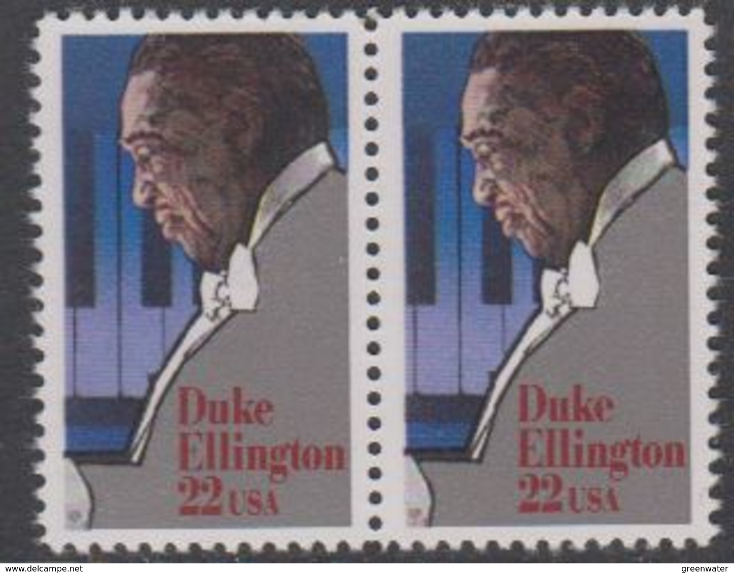 USA 1986 Duke Ellington 1v (pair) ** Mnh (43119I) - Ongebruikt