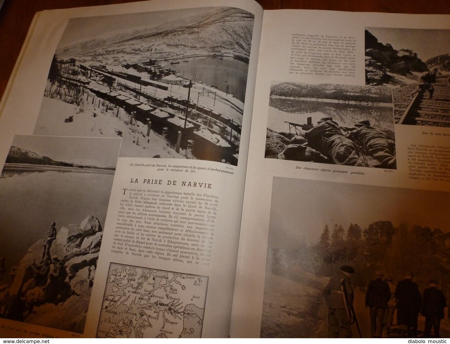 1940 L'ILLUSTRATION :La Marine française en action ; La défense de Dunkerque; Prise de Narvik; Armée Roumaine; etc