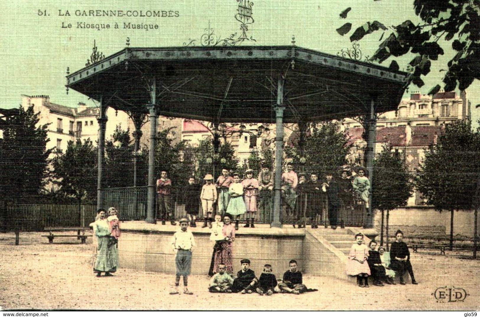 [92] Hauts De Seine > La Garenne Colombes    . KIOSQUE  A MUSIQUE - La Garenne Colombes