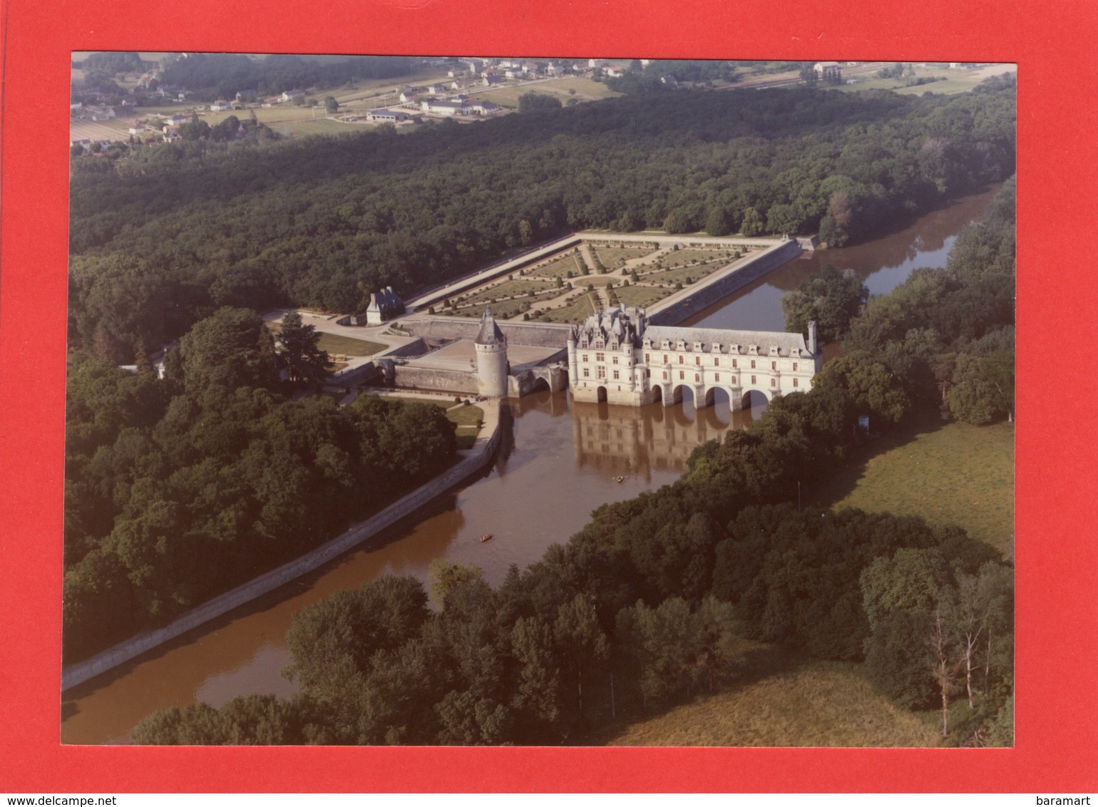 37 CHATEAU DE CHENONCEAU Vue Aérienne  Photo E.C.P. ARMEES - Lieux