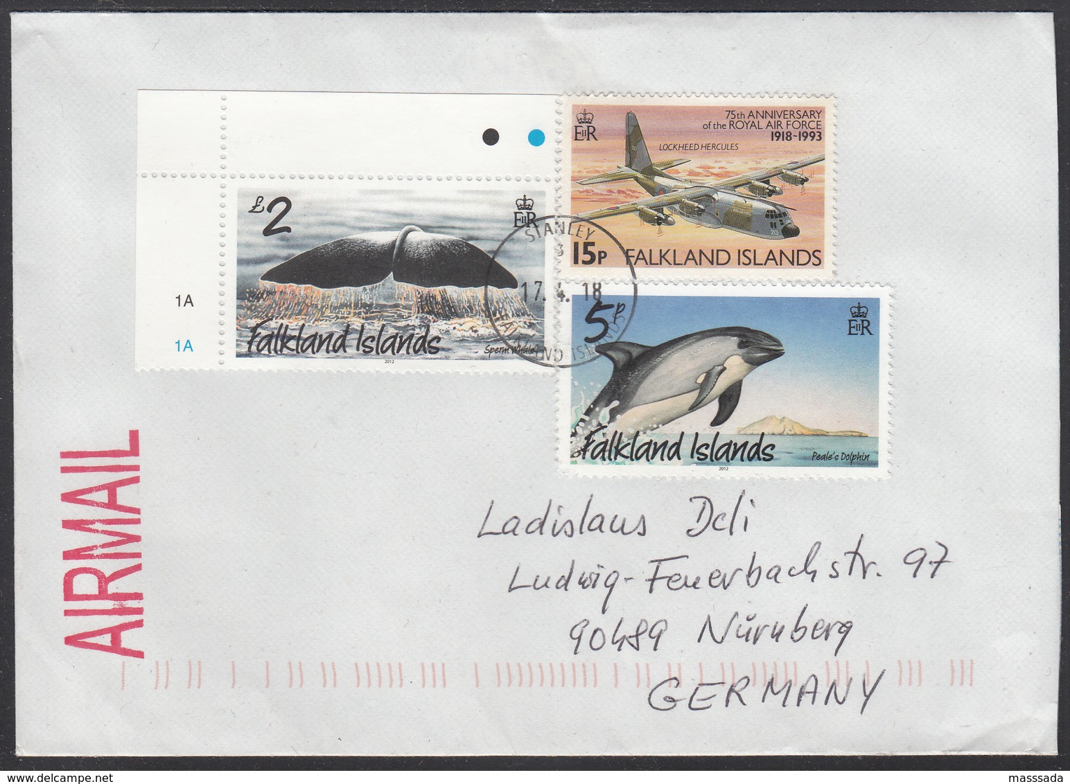 FALKLAND ISLANDS  COVER - Falkland