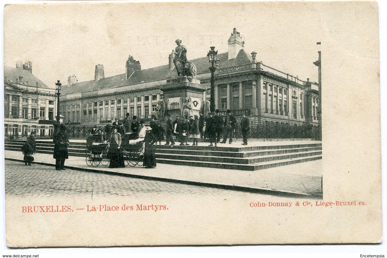 CPA - Carte Postale - Belgique - Bruxelles - La Place Des Martyrs (B8892) - Places, Squares