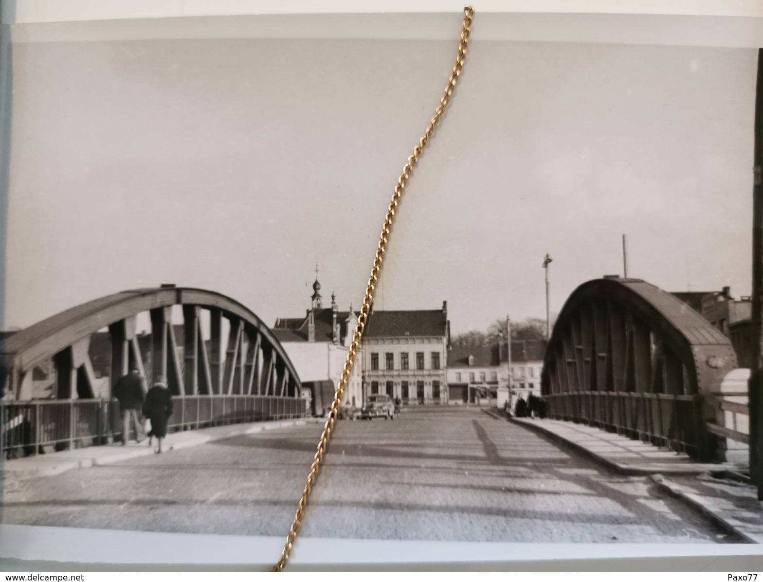 Photo Original 1950, Lys Pont De Harelbeke - Harelbeke