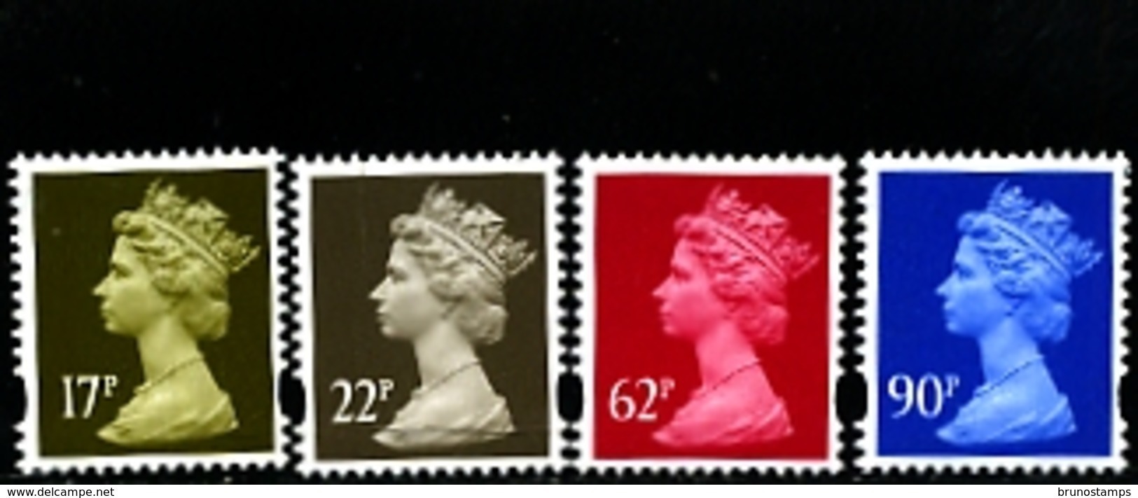 GREAT BRITAIN - 2009  MACHIN  17p+22p+62p+90p   SET  MINT NH - Machins