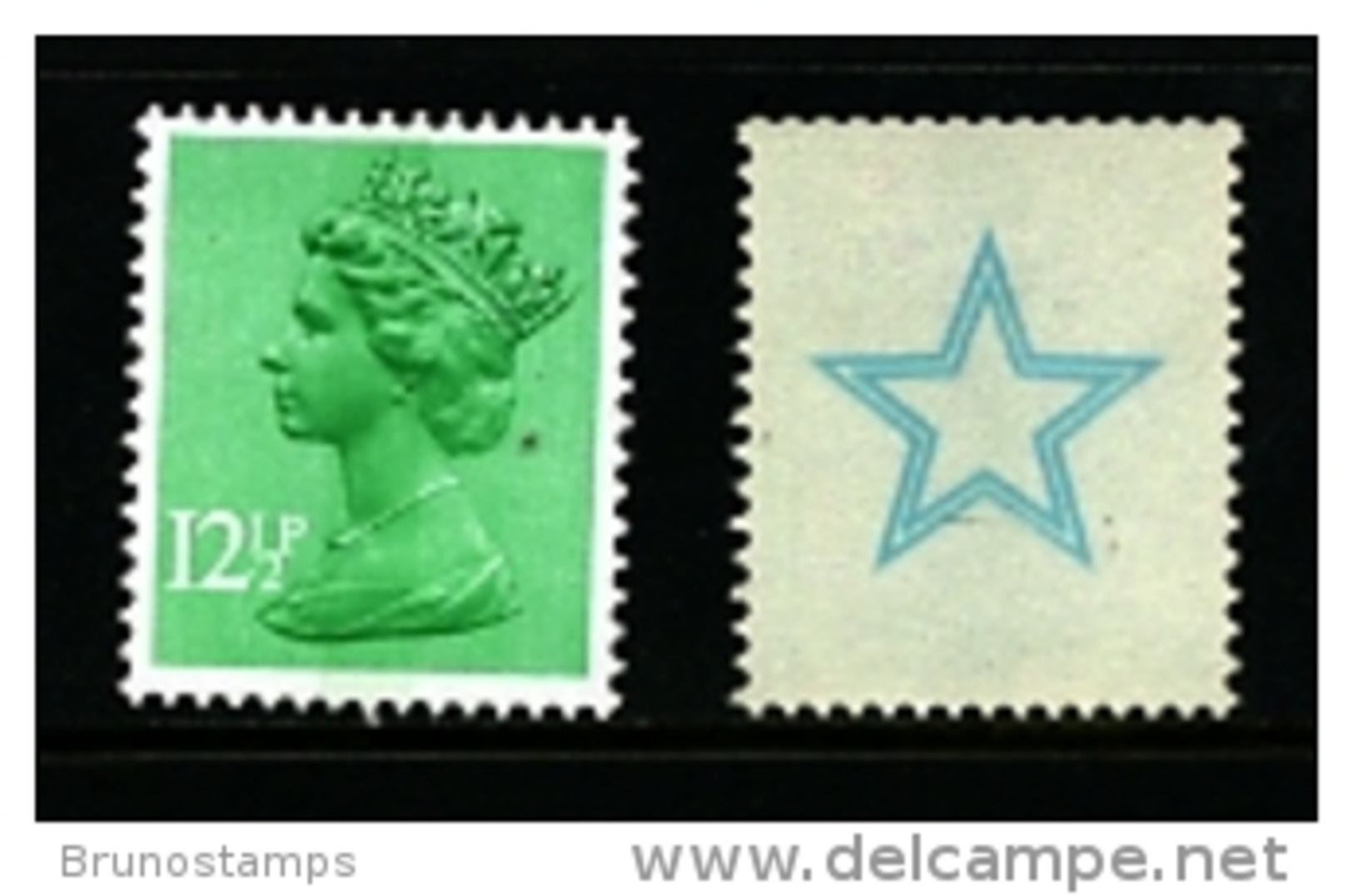 GREAT BRITAIN - 1983  MACHIN   12 1/2p.  SINGLE STAR   MINT NH  SG X898Eua - Machins