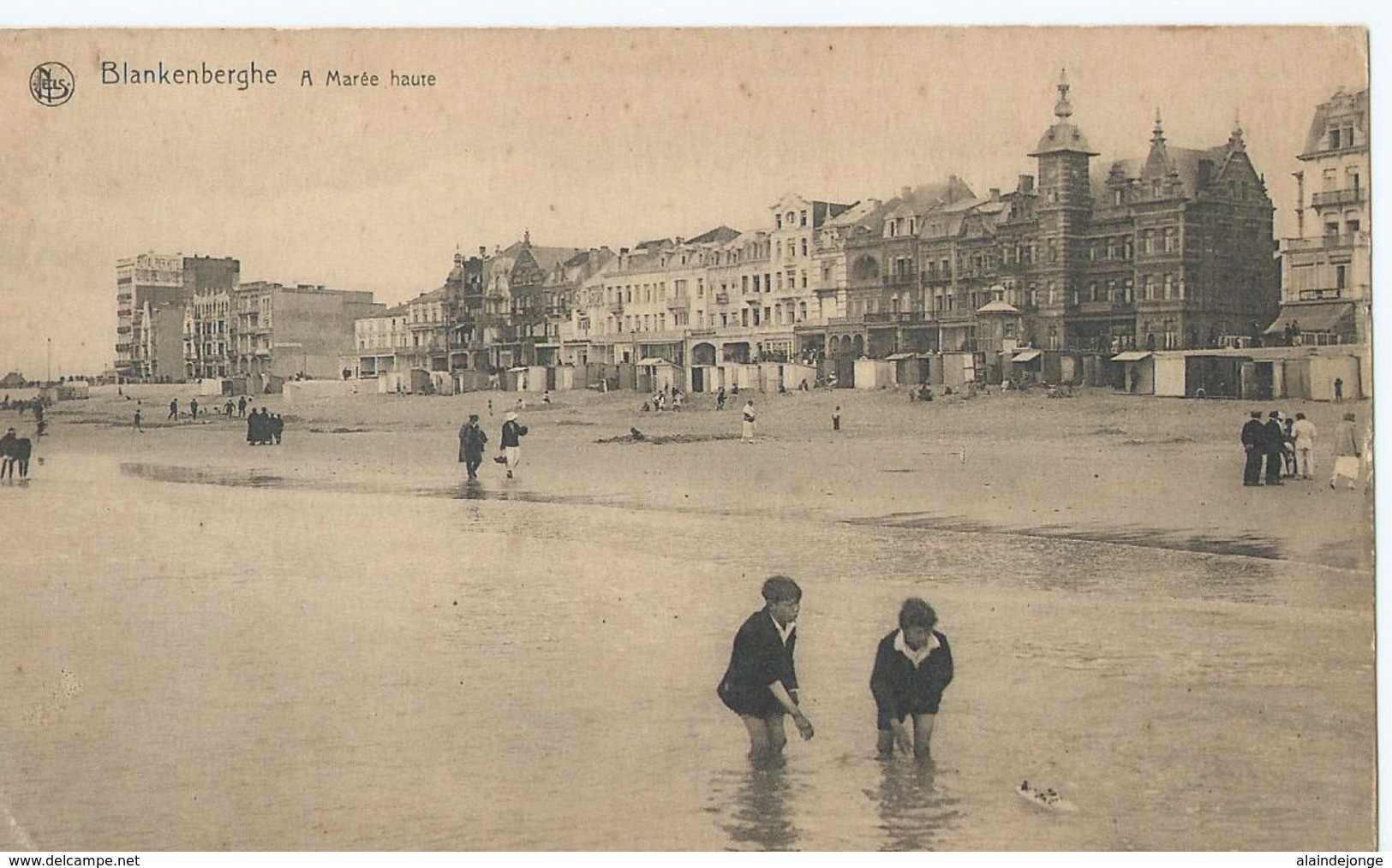 Blankenberge - Blankenberghe - A Marée Haute - Ern. Thill Serie 10 No 69 - 1924 - Blankenberge