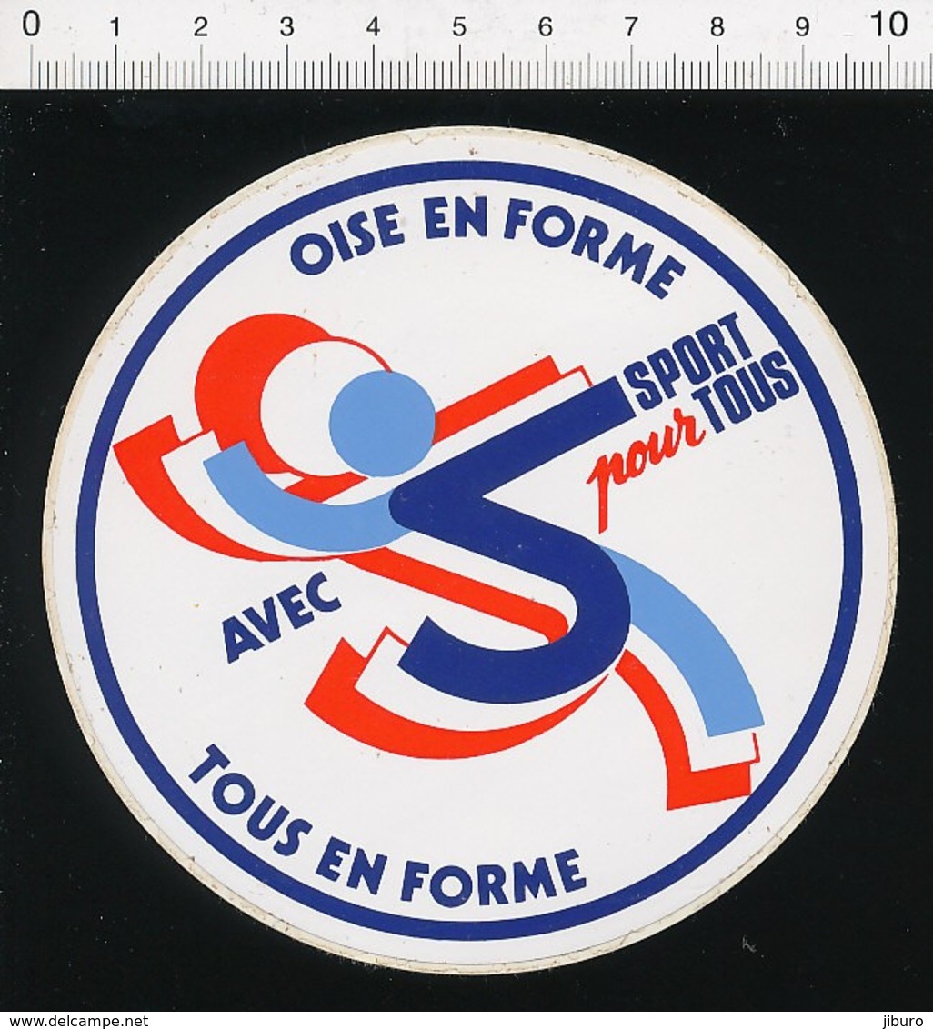 Autocollant Sticker Publicité Oise En Forme Sport Pour Tous Département 21ADH18 - Autocollants