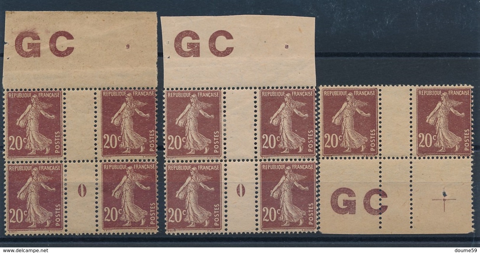 CR-226: FRANCE: Lot Millésimes* N°139 Avec Manchette GC(2) +2 N°139** - Millesimes