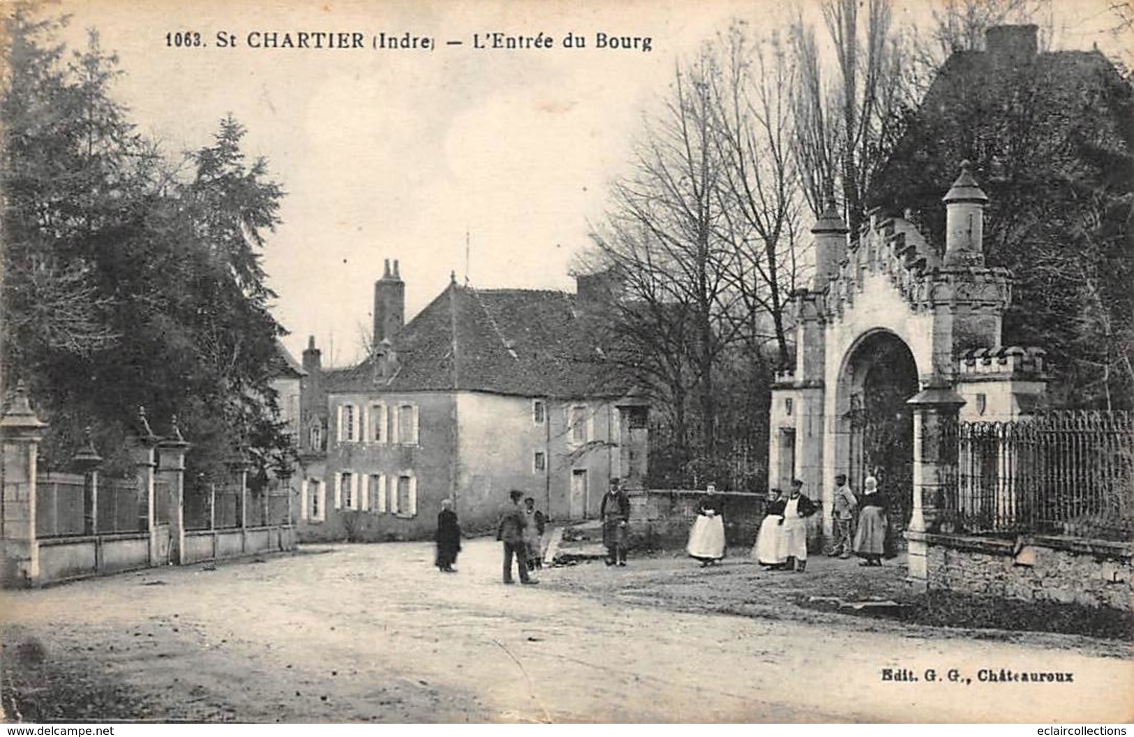 Saint Chartier        36           L'Entrée Du Bourg             (voir Scan) - Autres & Non Classés