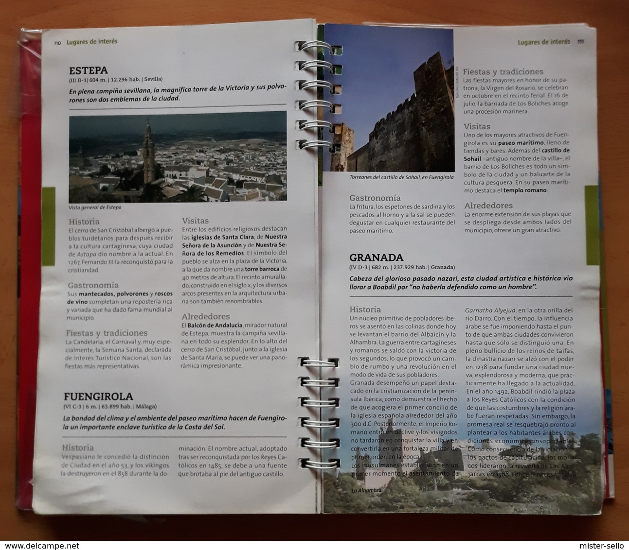 ANDALUCÍA. GUÍA TURISTICA DE VIAJE EDICIÓN 2007-2008. USADO - USED. - Tourism Brochures