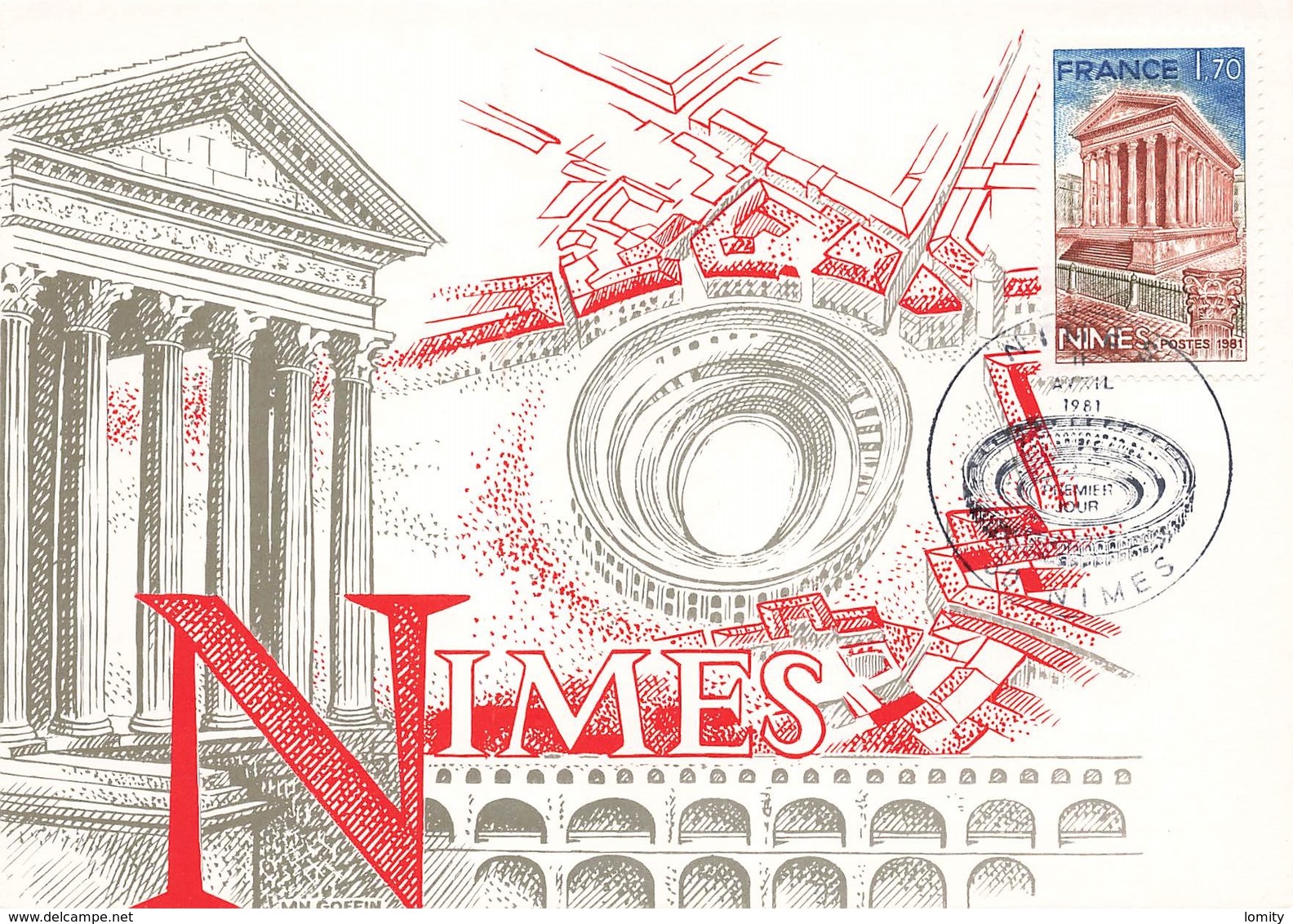 France lot de 59 cartes carte maximum card année 1981 europa sabine escrime aviation célébrités tableau croix rouge