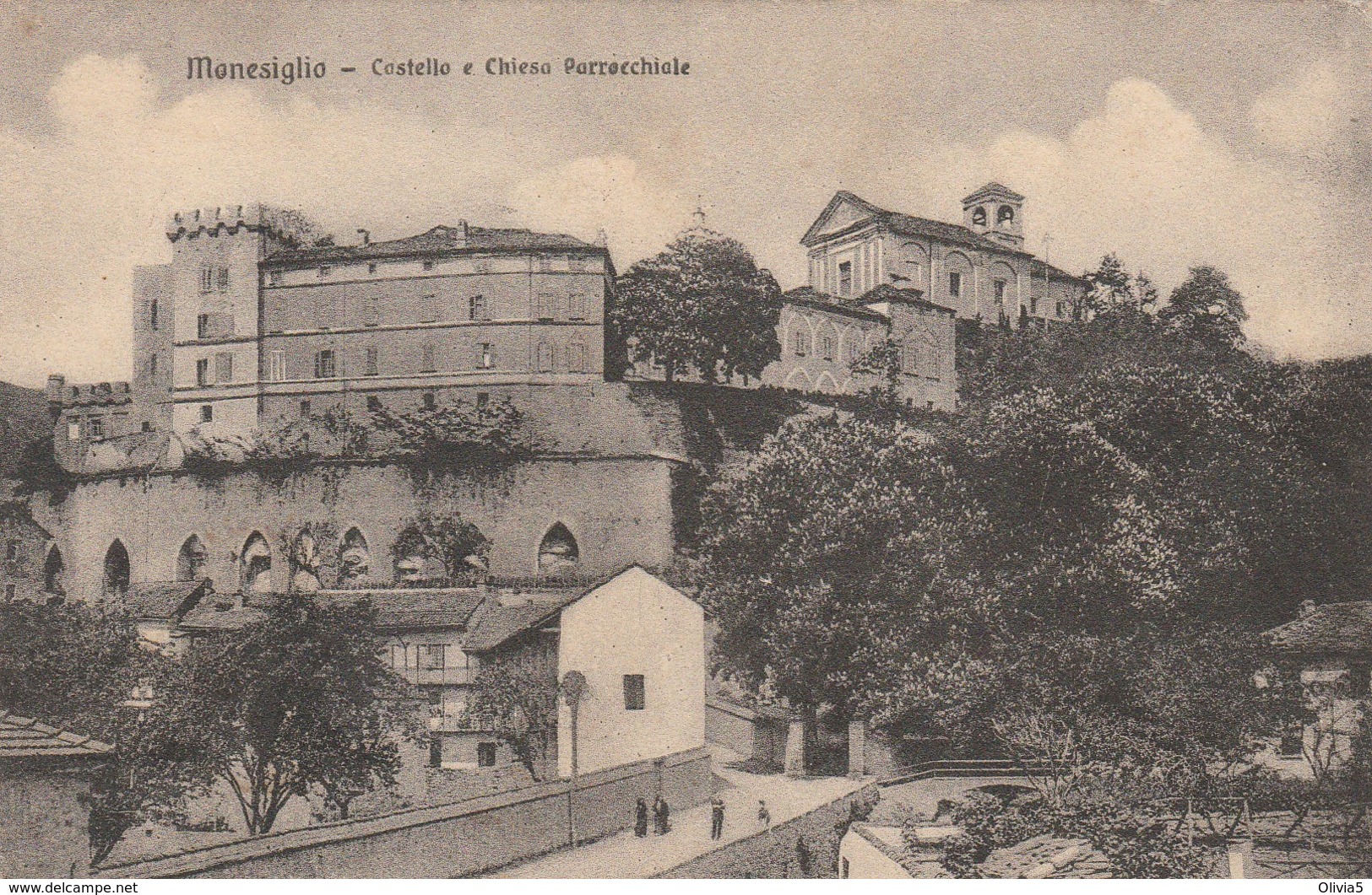 MONESIGLIO - CASTELLO E CHIESA PARROCCHIALE - Cuneo