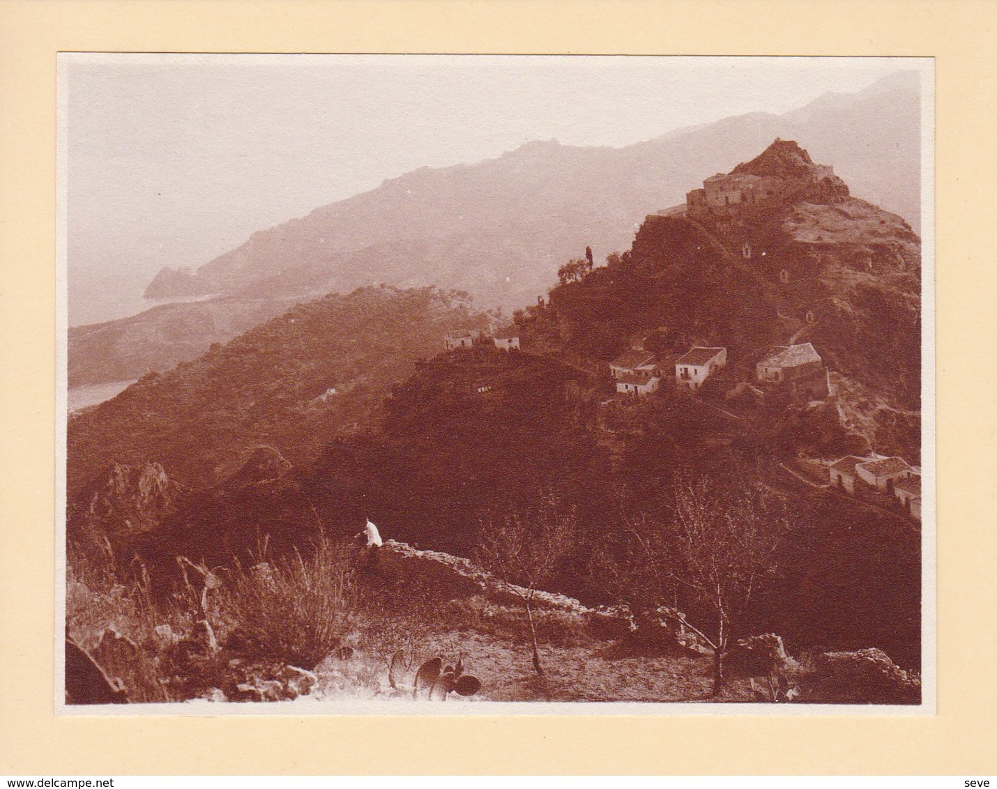 SAVOCA SICILIA Sicile 1926 Photo Amateur Format Environ 6,5 Cm Sur 5 Cm ITALIE - Luoghi