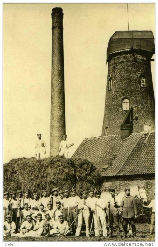 GITS - Hooglede (W.Vl.) - Molen/moulin - Maxikaart V.d. Gewezen Molen Vandepitte 1914-1918. Zeldzame Opname! - Hooglede