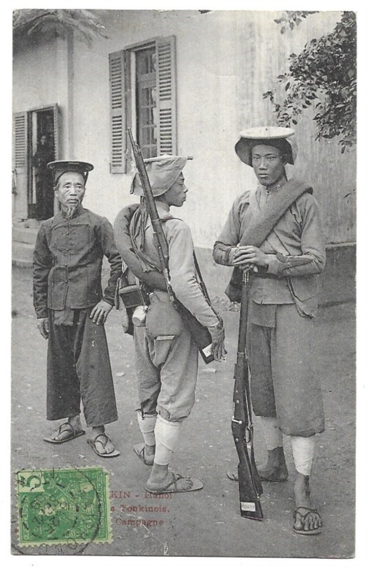 Hanoi Tirailleurs Tonkinois En Tenue De Campagne - Vietnam